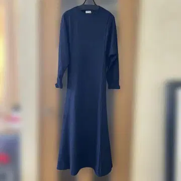 IENA 울 100% 네이비 롱 원피스 사이즈 38