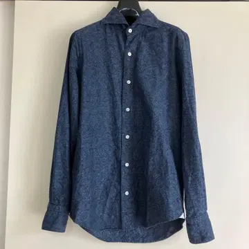 Finamore 피나모레 네이비 긴팔 셔츠 사이즈 37 이탈리아제