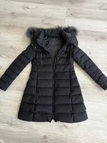 TATRAS 블랙 다운 롱 코트