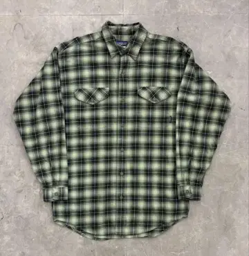 Patagonia 파타고니아 쉐도우 체크 긴팔 셔츠 M 옴브레