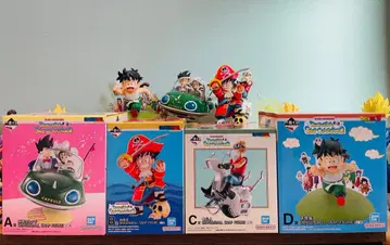 제일복권 드래곤볼 스냅 피규어 A상 B상 C상 D상 4종 세트