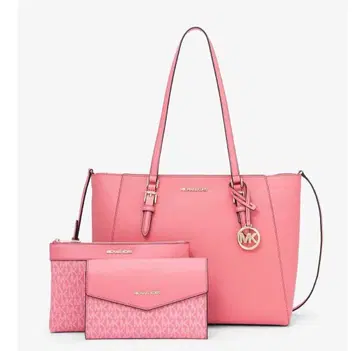 MK 핑크 토트백 세트
