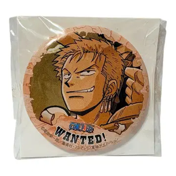ONE PIECE 로로노아 조로 WANTED! 캔뱃지 초기 당시물