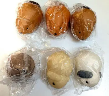 괄호 비버 3개, 리틀 토끼 라이트 2개 마모트, 새상품 6세트