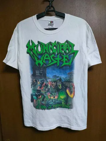MUNICIPAL WASTE T셔츠 2012년제 밴드 슬래시 메탈
