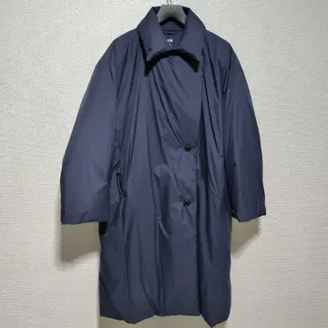 유니클로 다운 벨티드 롱 코트 UNIQLOC