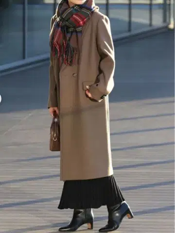 B:MING by BEAMS 파브리카 W 체스터 코트 캐시미어 혼방