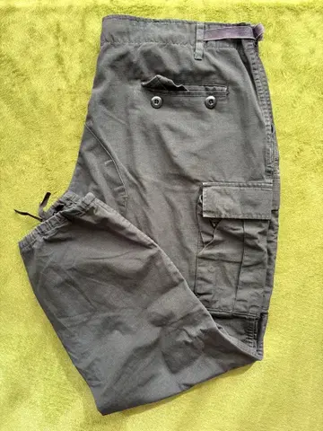 블랙 카고 팬츠