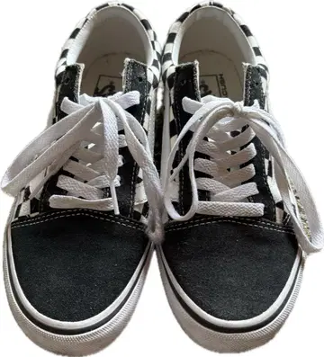 VANS 반스/글렌체크/올드 스쿨/24cm