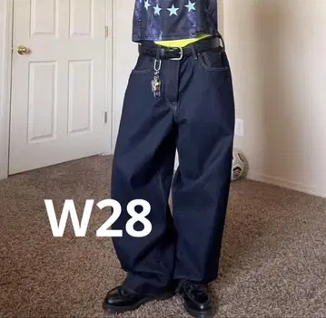 [미개봉 새상품] GAP 슈퍼 배기 데님 다크 린스 28W30L