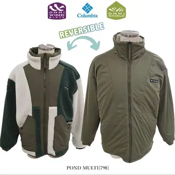 컬럼비아 플리스 리버서블 자켓