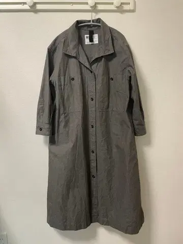 MHL. 셔츠 원피스 겉옷 긴팔 그레이 사이즈 I