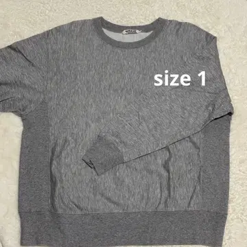 AURALEE 오라리 맨투맨 트레이닝복 비샵 빔즈