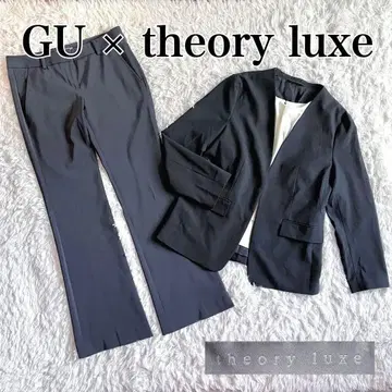 컨디션 최상 지유 띠어리 럭스 세트 코디 셋업 노카라 XL