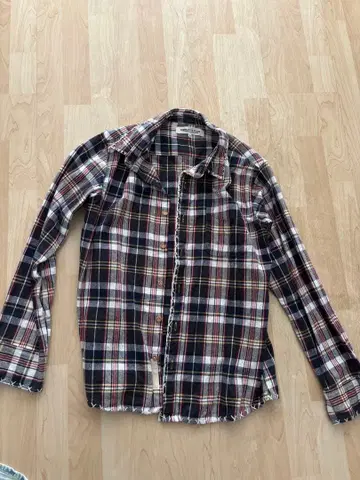 체크 무늬 셔츠