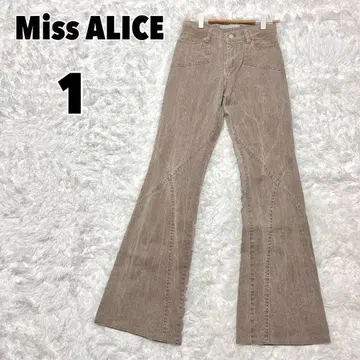 Miss ALICE 미스앨리스 (1) 플레어 팬츠 데님 Y2K