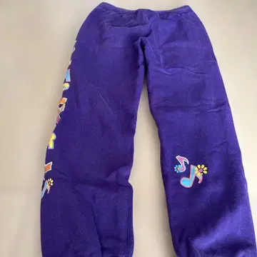 CLAP GIRLS 보라색 롱 팬츠