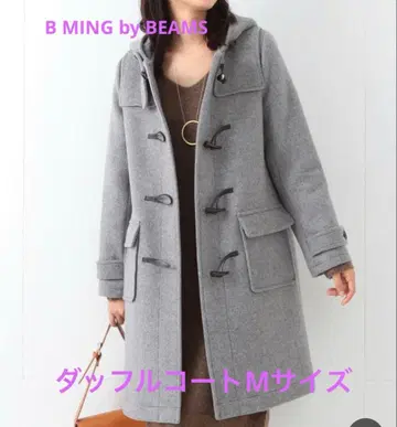 B:MING by BEAMS 그레이 더플 코트 M