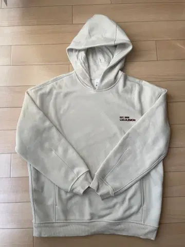 Lululemon 후드 부착 후드티 S 사이즈 크림