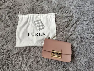 새상품 FURLA 훌라 메트로폴리스 핑크 베이지
