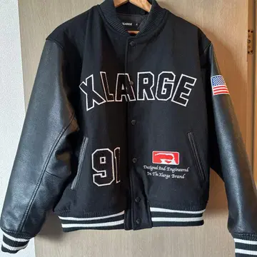 XLARGE 바시티 자켓 M 블랙