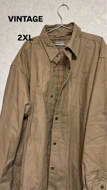 빈티지 90s 빅 루즈 오버 사이즈 US 구제 의류 셔츠 자켓