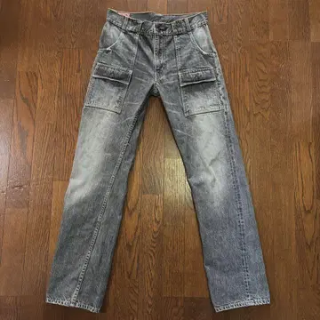 한정판 웨어하우스 x 우에노 히노야 데님 부시 팬츠/청바지 30