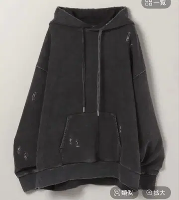 JEANASIS ] Fade 크러쉬 미들 후디