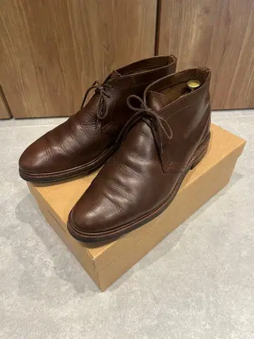 MEERMIN 브라운 크롬 엑셀 처카 부츠 UK 7.5