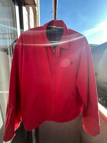 POLO 랄프 로렌 해링턴 자켓 체크 안감