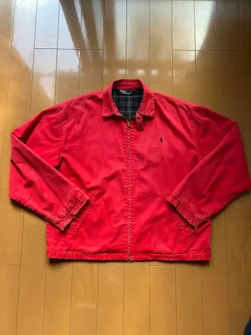 POLO 랄프 로렌 해링턴 자켓 체크 안감