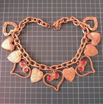 빈티지 목걸이 하트