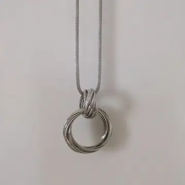 [ 새상품 ] 실버 반지 펜던트 목걸이