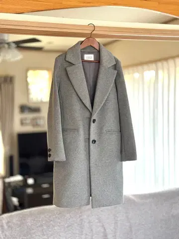 LOWRYS FARM 라이트 그레이 체스터 코트 M