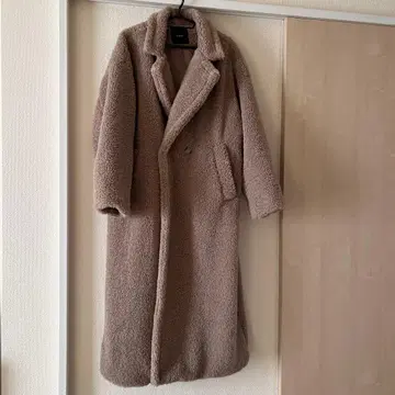 Re:EDIT 보아 빅 칼라 더블 체스터 코트