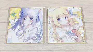 시라타마 시라타마코 미니 색지 2점 세트 츠라라 코로네