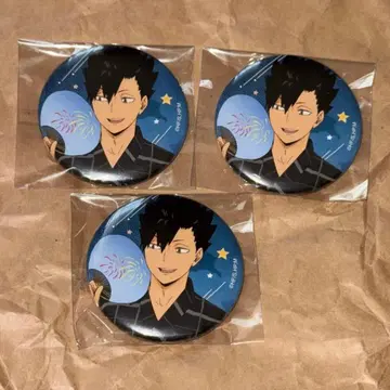 하이큐 쿠로오 테츠로 썸머 페어 진베이 캔뱃지