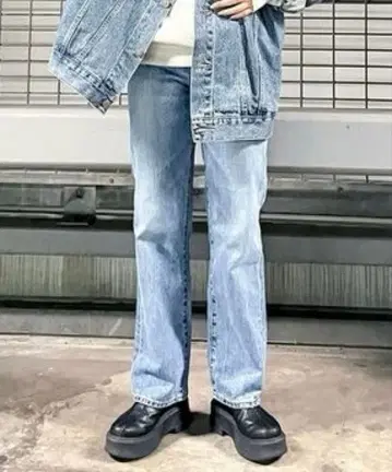 ungrid 언그리드 빈티지 스트레이트 데님 24인치