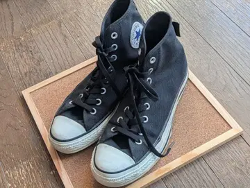 Converse RE-CDR HI 블랙 하이컷 스니커즈