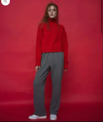 신존 울 스웨트 팬츠 그레이