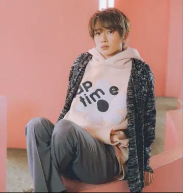 Nissy 니시지마 타카히로 naptime 나프타임 후드티 아이보리