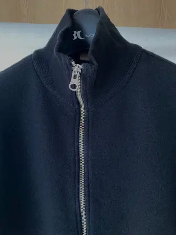 루프 휠러 집업 맨투맨 블랙