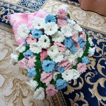 핸드메이드 빅 스즈란 담요