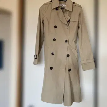 NATURAL BEAUTY BASIC 베이지 트렌치코트 S사이즈