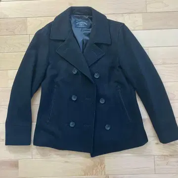 AUTHENTIC WEAR 블랙 피코트