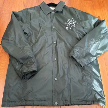 Volcom XL 올리브 그린 나일론 자켓