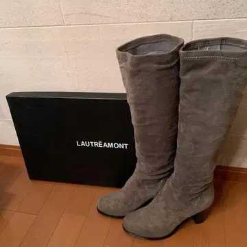 로트레아몽 LAUTREAMONT 롱 부츠 42 스웨이드