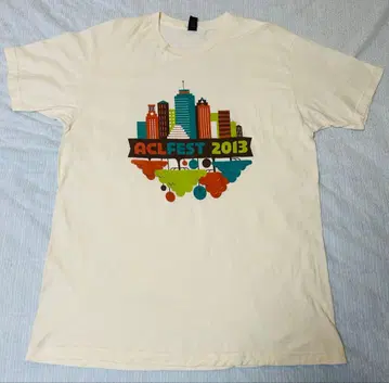 ACL MUSIC FEST 티셔츠 L 페스티벌T 후지록 구제 의류 음악T