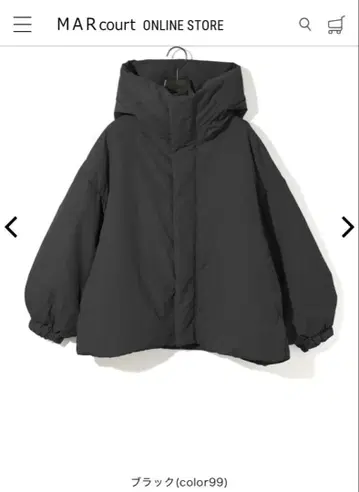 [ 시착만 한 상품 새상품급 ] 미즈이로 인드 다운 코트 블랙