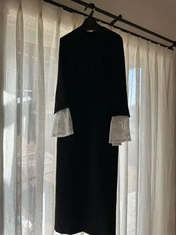 마메쿠로구치 트리아세테이트 조젯 I 라인 드레스